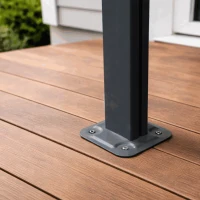 Outsunny 4.35 x 3m Outdoor Patio Gazebo Pergola, Retractable Pergola Canopy Aluminum Post & PC Roof,  Grey(m-9)