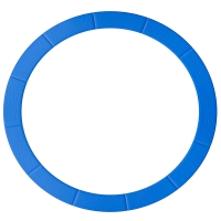 HOMCOM Trampolin Randabdeckung Ø366cm cm breit, Reißfest UV-resistent Federabdeckung, Wasserabweisend, Trampolinzubehör Randschutz Sicherheitsnetz Ersatzteile für Gartentrampoline, Blau