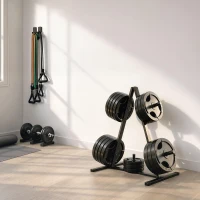 SPORTNOW Portapesi per dischi da 2,5 cm con capacità 200 kg(m-4)