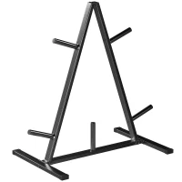 SPORTNOW Portapesi per dischi da 2,5 cm con capacità 200 kg(m-7)