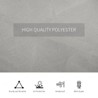 Outsunny Zasłona zastępcza do pawilonu, 4 szt., do pawilonu 3x4m, 302x205cm, Beżowy(m-7)