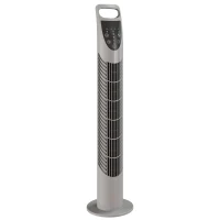 HOMCOM Tower Fan Oscillating 3 Speeds 3 Winds 40W w/ RC Timer Quiet - Grey(m-1)