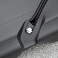 HOMCOM Tabela de Basquetebol para Exterior Altura Ajustável 160-210 cm com Rodas e Base Preenchível 76x48x254 cm Preto(m-8)