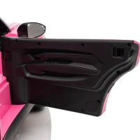 HOMCOM Coche Eléctrico para Niños de +3 Años AUDI RS e-tron GT Coche de Batería con Mando a Distancia 103x58x41 cm Rosa(m-14)