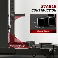HOMCOM Stojak na hantle, maks. 150 kg, stabilna konstrukcja(m-7)