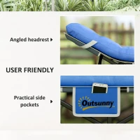 Składane łóżko campingowe z materacem i poduszką(m-5)