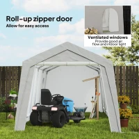 Namiot do przechowywania, wodoodporny, z drzwiami i oknami(m-7)