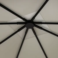Outsunny 3 x 3(m) Gazebo Canopy Replacement, for 01-0867 - Grey(m-9)
