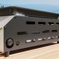 Grill gazowy 8000BTU, 2 palniki ze stali nierdzewnej(m-9)