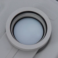 Outsunny Toilette Portable Camping Toilette de camping avec Couvercle et 2 Réservoirs Amovibles, 35,5 × 41 × 42,5 cm, gris(m-8)