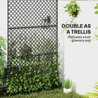 Parawan 3-częściowy 122x198 cm, wolnostojący, czarny(m-4)