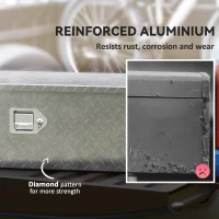 Stabilna skrzynka aluminiowa z uchwytami bocznymi(m-4)