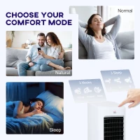 Klimatyzator 3 w 1 z nawilżaczem, chłodzenie wodne 7L(m-5)