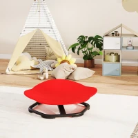 AIYAPLAY Planet-Shaped-kids Swivel Chair, Sensory Spinning Chair for Balance, Coordination Training, Red(m-7)