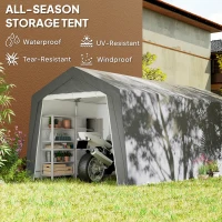 Namiot do przechowywania, wodoodporny, z drzwiami i oknami(m-4)