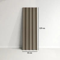 Outsunny Set mit 12 verzinkten Stahl-Dachpaneelen 7 m² für Geräteschuppen, Schuppen 129x45 cm Braun(m-3)