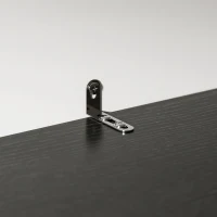 HOMCOM Bibliotecă Verticală cu 5 Rafturi, Iluminată cu LED-uri în 7 Culori, Design Slim pentru Sufragerie, Dormitor și Birou, 60x30x179 cm, Negru(m-13)