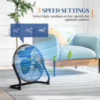 Wentylator stołowy elektryczny, 4 prędkości, cichy, kompakt(m-4)