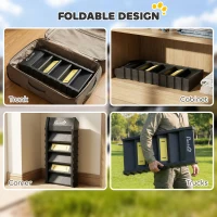 PawHut Dog Car Ramp with Anti-Slip Steps, 10-Steps Pet Stairs for Pets to Access Cars and High Beds, Black(m-6)