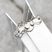 HOMCOM Rampa per Sedia a Rotelle e Scooter per Disabili Pieghevole e Antiscivolo in Alluminio, 305x73.5x5 cm, Argento(m-9)