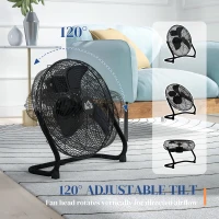 Wentylator stołowy elektryczny, 4 prędkości, cichy, kompakt(m-5)