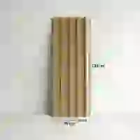 Outsunny Lot de 12 Panneaux de Toiture en Acier Galvanisé 7 m² pour Abri de Jardin Remise 129x45 cm Bois naturel(m-3)