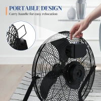 Wentylator stołowy elektryczny, 4 prędkości, cichy, kompakt(m-6)