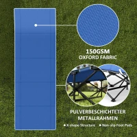 Składane łóżko campingowe z materacem i poduszką(m-6)