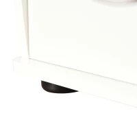 Homcom Birou PC 120 × 55 cm PAL+Otel cu Sertare & Raft Monitor(m-11)