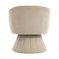 360°-Drehstuhl mit ergonomischer, umschließender Rücken- und Armlehne, 70 x 66 x 72 cm, Khaki(m-10)