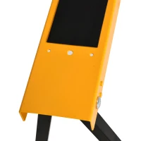 HOMCOM Set di 2 Cavalletti Pieghevoli Cavalletto per Legna Antiscivolo Arancione(m-9)