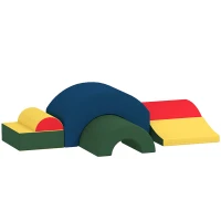 AIYAPLAY Modul motricitate bebeluși 6PCS parcurs motricitate din spumă EVA pentru copii preșcolari, multicolor(m-7)