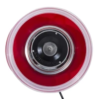 HOMCOM Aparat pentru Vată de Zahăr 450W din PP, Inox și Aluminiu 27x26x18 Roșu(m-12)