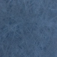 HOMCOM Set of Two Faux Leather Retro Bar Stools - Dark Blue(m-10)