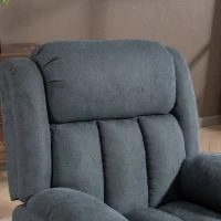 HOMCOM Power Lift Recliner Chair with Massage, Overstuffed Lift Chair for Elderly with Footrest, Remote and Side Pocket, Grey(m-10)