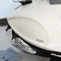 HOMCOM elektrisch voertuig kindermotor fiets met MP3-muziek verlichting 3-6 jaar wit(m-13)