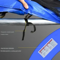 Outsunny Husa Protectie Trambulina – Ø305 cm, Albastru(m-6)