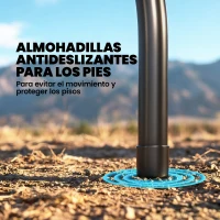 Outsunny 5-teiliges klappbares Camping-Set Klapptisch mit Stühlen Wasserdichte HDPE-Platte und Metallrahmen(m-4)