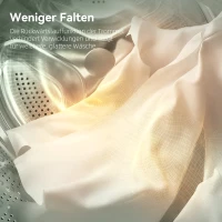 HOMCOM Mini Wäschetrockner 4 kg mit 5 Programme bis zu 60℃ 800W/400W Ablufttrockner mit reversibl Edelstahltrommel Weiß(m-7)