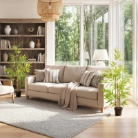 Outsunny Set 2 Plante Bambus Artificiale – 120 cm cu Ghiveci(m-6)