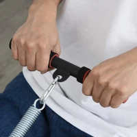 HOMCOM Sit-ups buikspiertrainer trainingsbank multifunctioneel instelbaar & inklapbaar staal(m-11)