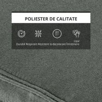 Outsunny Saltea pentru Sezlong Scaun pentru Soare de Gradina, Gri,198x53x5cm(m-4)