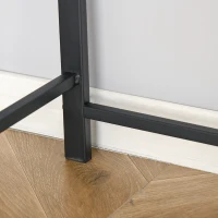 HOMCOM bureau, computertafel, lade, bureau, werktafel met kabeldoorvoer(m-8)