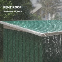 Outsunny 4ft x 9ft Steel Garden Tool Shed(m-7)