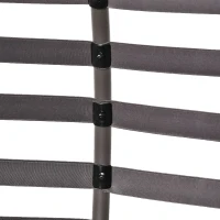 Outsunny Egg Chair with Soft Cushion, Steel Frame and Side Pocket, Garden Patio Basket Chair for Indoor, Outdoor, Brown(m-18)