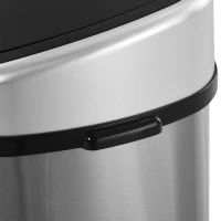 HOMCOM Stainless Steel Kitchen Sensor Dustbin Automatic Touchless Rubbish Garbage Waste Bin 58L Silver(m-8)