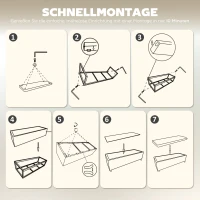 HOMCOM Sitzbank mit Stauraum, Polsterbank für Aufbewahrung, für Wohnzimmer, Schlafzimmer, Flur, Cordbezug, Grau(m-7)