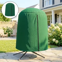 Outsunny 190 x Φ128cm Hanging Egg Chair Furniture Cover - Green(m-8)
