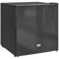 HOMCOM Mini-Gefrierschrank 35 L Gefrierbox elektrisch freistehend 45 W Mini Gefriertruhe 47 x 44,2 x 48,8 cm Schwarz(m-11)