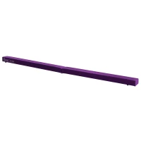 HOMCOM 2.1M 7FT Gymnastics Folding Balance Beam Home Gym Training Exercise Sports - Purple(m-10)
